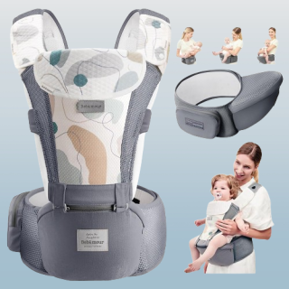 Portabebés para recién nacidos color gris