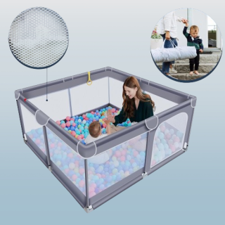 Corralito para bebes pequenos GRIS