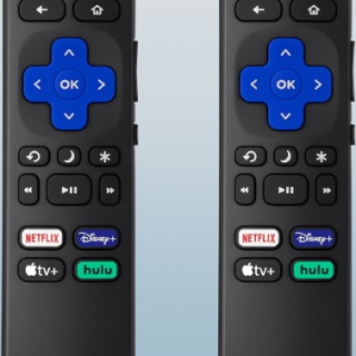 Paquete de 2: repuesto para control remoto Roku-TV