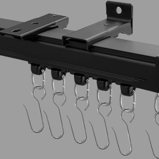 Riel de cortina de techo soporte de techo para cortina