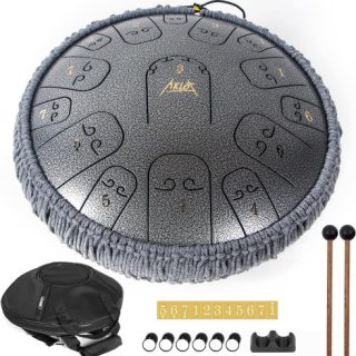 Tambor de lengua de acero 11 notas 12 pulgadas