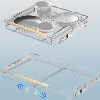 Paquete de 2 organizadores extraibles para gabinetes