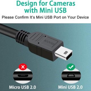 Cable USB para cámaras digitales y transferencia de datos