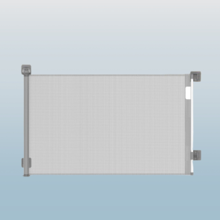 Puerta retractil para bebe BLANCO