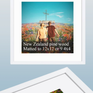 Marco blanco de 16 x 16 pulgadas cuadrado