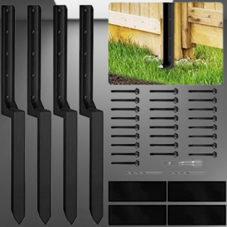 Estacas de metal para postes de valla de madera