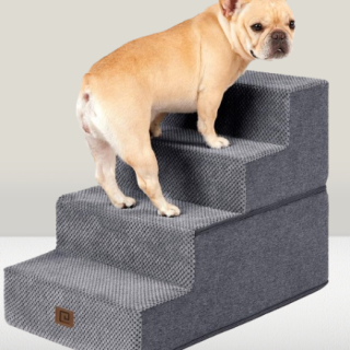 Escalones para perros de 4 escalones para cama alta de 18 pulgadas