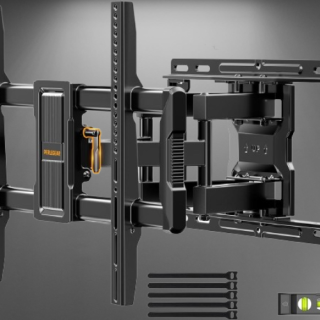 Soporte de pared para TV de movimiento completo con certific