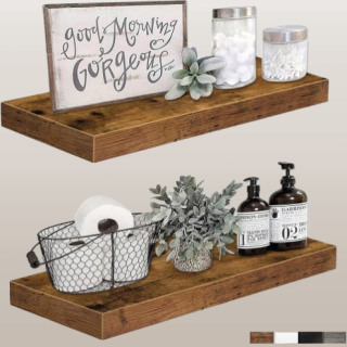 Estantes de bano de 24 pulgadas de largo CHOCALATE