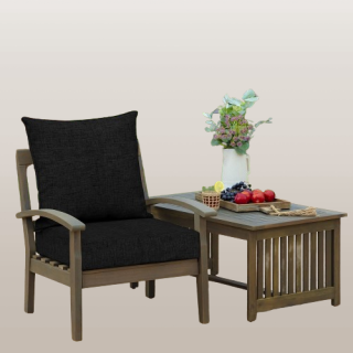 Juego de 2 cojines para sillas de exterior