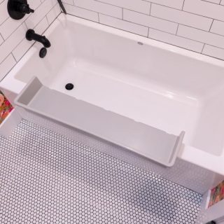 bandeja de juguetes ventosas que se fijan a la tina