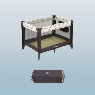 Corralito portatil para bebes VERDE