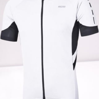 Camiseta de ciclismo de manga corta para hombre 636 color blanco