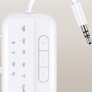 Transmisor inalámbrico 2 en 1 V5.3 para avión TV PC gimnasio interruptor