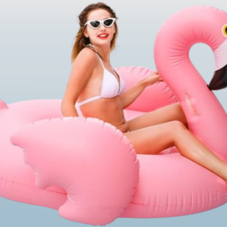 Inflable de cisne gigante para piscina