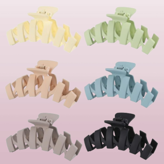 6 Pinzas para el cabello pinzas mate de sujeción fuerte