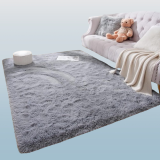 Alfombra suave y esponjosa de alta calidad de 4 x 5.3 pies