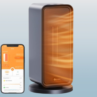 Calentador de espacio inteligente con termostato