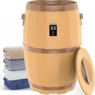 Calentador de toallas grande con pantalla LED