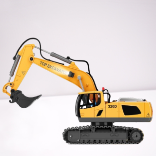 Excavadora de juguete con control remoto para ninos