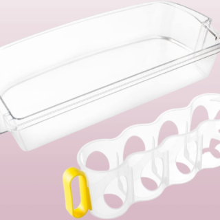 Contenedor de estante de puerta de refrigerador