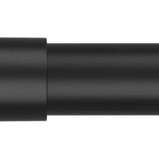 Barra de cortina de ducha negra sin perforación