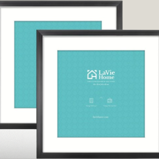 Marco 2 unidades color negro  para fotos