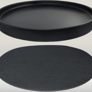 Bandeja de cerámica para macetas de 12 pulgadas