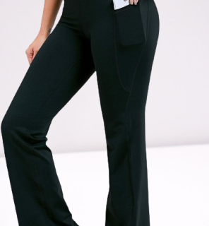 Pantalones largos de mujer acampanados corte de bota