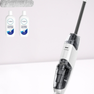 Aspiradora inalámbrica y trapeadora para suelos húmedos