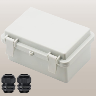 Caja eléctrica de plástico ABS impermeable IP65 5.9 x 3.9 x 2.8 pulgadas