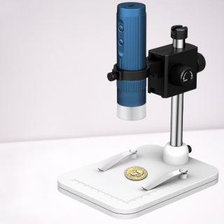 Microscopio digital inalámbrico USB con teléfono PC compatible con teléfono – azul