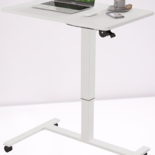 Escritorio movil con neumaticos