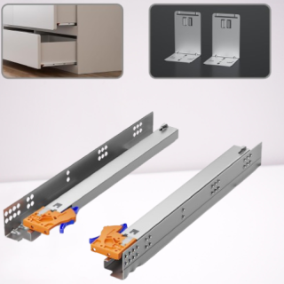 Cajón de cierre suave de 21 pulgadas para montaje inferior