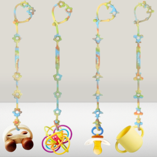 Correas de seguridad de juguete para bebé paquete de 4 clip