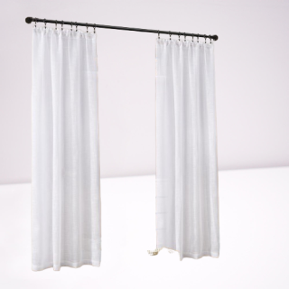 Cortinas transpirables 2 paneles filtrado de luz