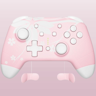 Pink Pro Controlador inalámbrico compatible con Nintendo Switch color rosado