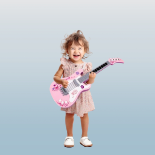 Guitarra infantil para niñas juguetes musicales