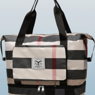 Nueva bolsa de viaje plegable de separación seca/húmeda