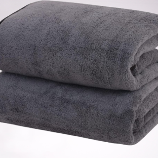 Toallas con dobladillo de seda para baño 27 x 55