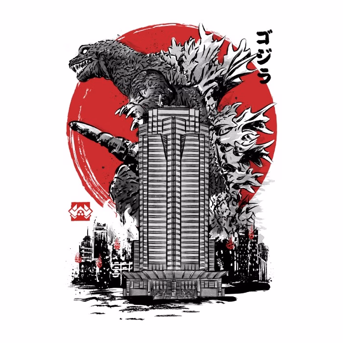 Classic Kaiju Attack on Nakatomi Plaza