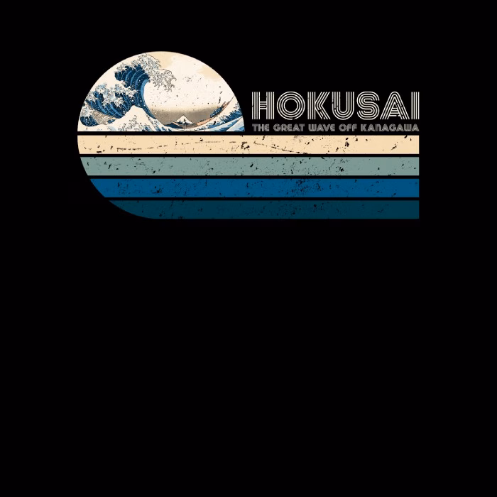 Retro Hokusai