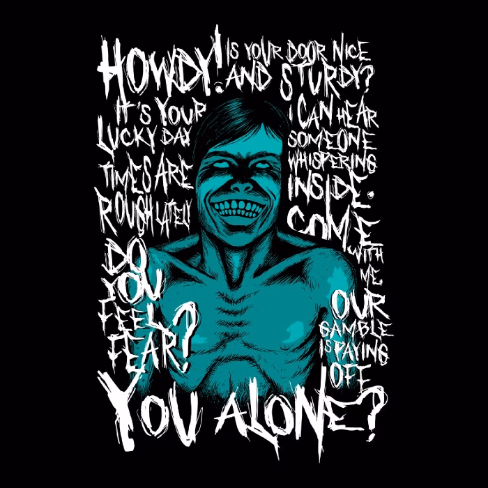 Pale visitor-overblack