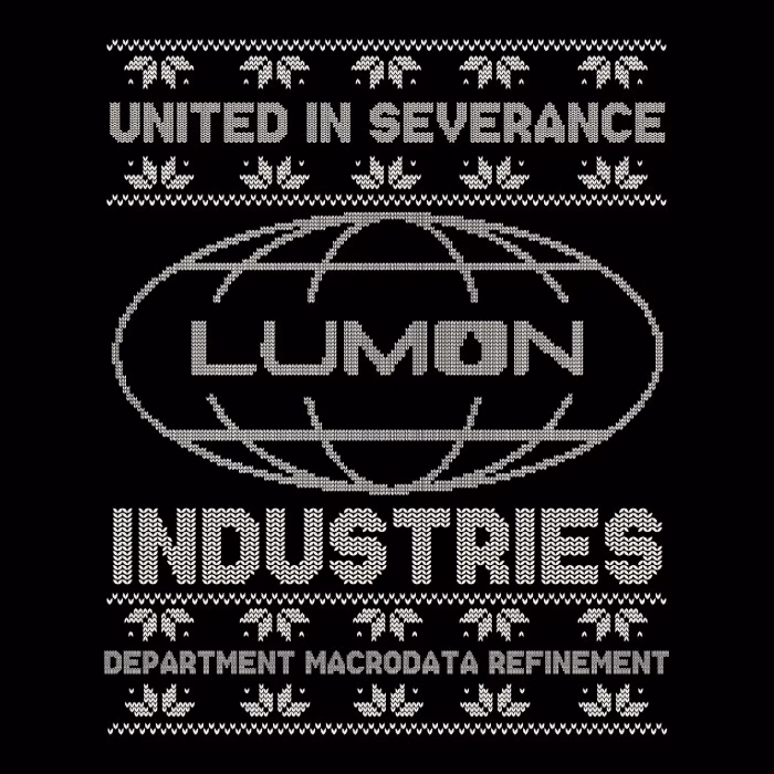 lumon industries ugly sweater shirtwoot