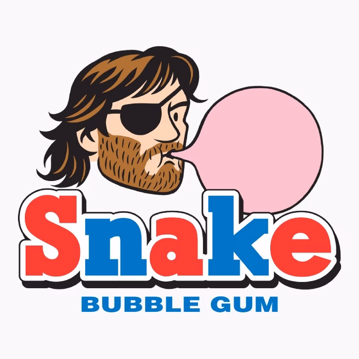 snake bubble gum retro parody