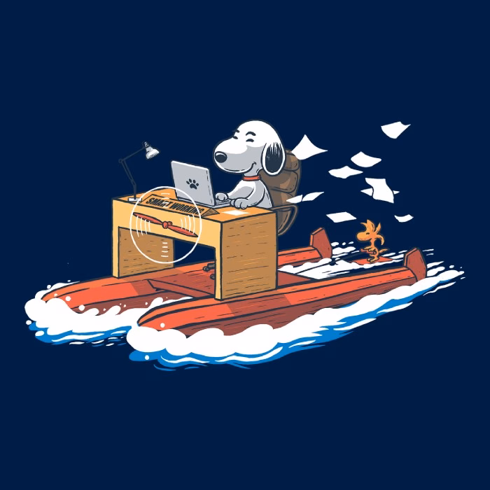 Smart Working Beagle