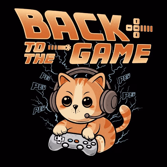 Bact to The Game – Funny Cat