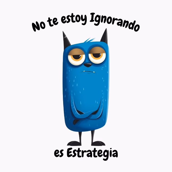 Gato azul pasado de vueltas irónico y divertido