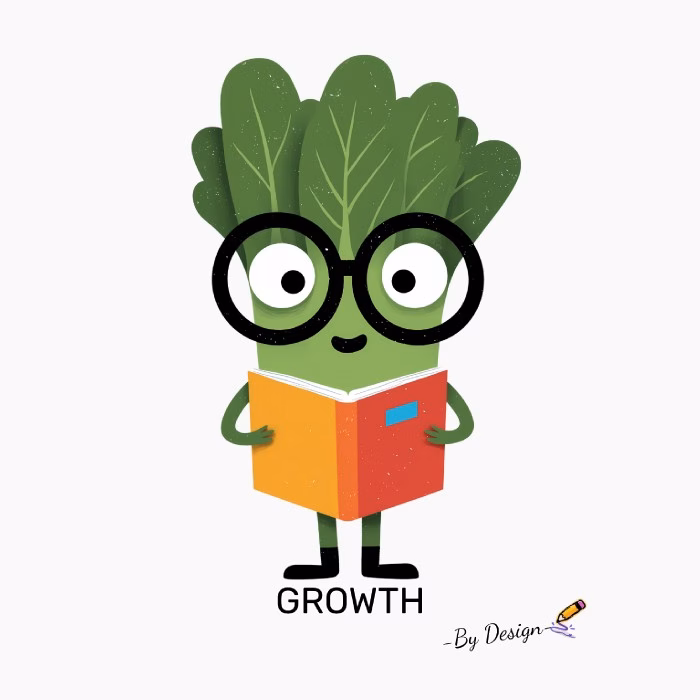 Camiseta Espinaca con Gafas GROWTH – By Design Diseño Divertido y Educativo