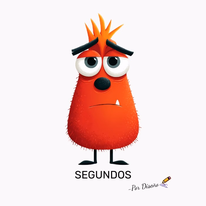 Monstruo Rojo SEGUNDOS – Por Diseño Diseño Original y Expresivo